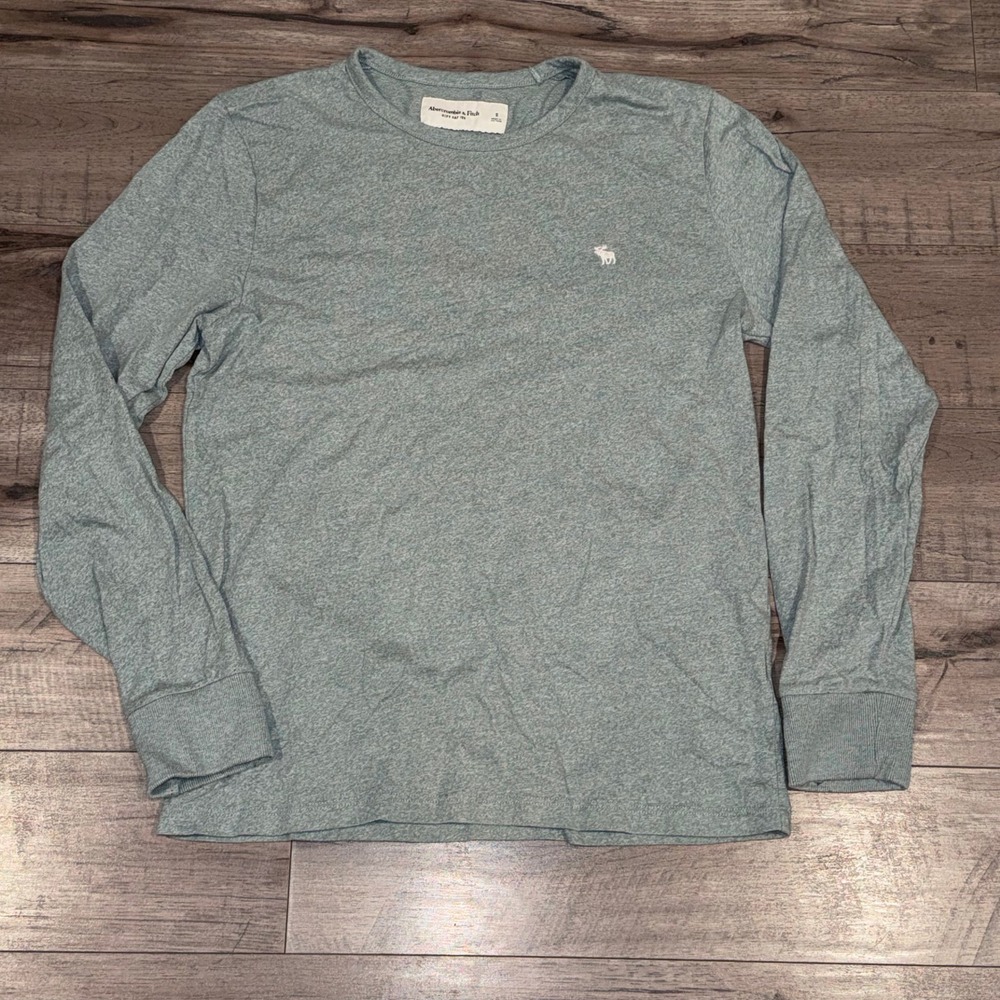 Men's Abercrombie & Fitch Long Sleeve Soft A&F Tee Small Cozy Muscle Crew Neck